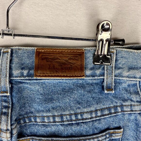 L. L. Bean Double L Natural Fit Denim Blue Jeans Womens Size 6 - Picture 6 of 11